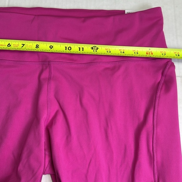Nike Fast Dri Fit Tight Fit Mid Rise 7/8 Length Leggings Pink XLarge $70 NWT - Picture 12 of 16
